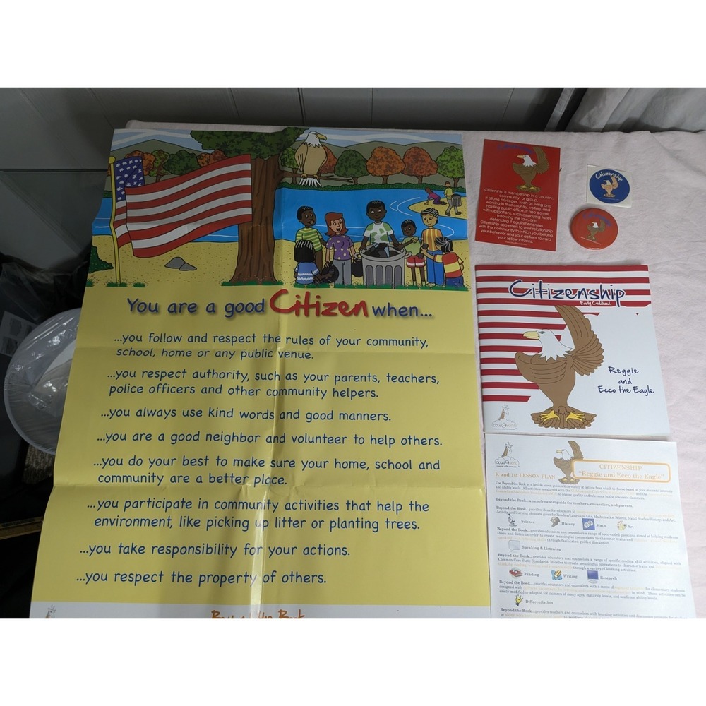 Home School Teachers Cloud 9 world character‎ book CITIZENSHIP K -1st poster kit